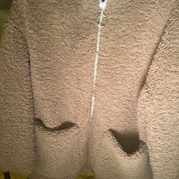 Zara Lined sweater Jacket 26”L Size Medium women’s 12-14 - Picture 4 of 10